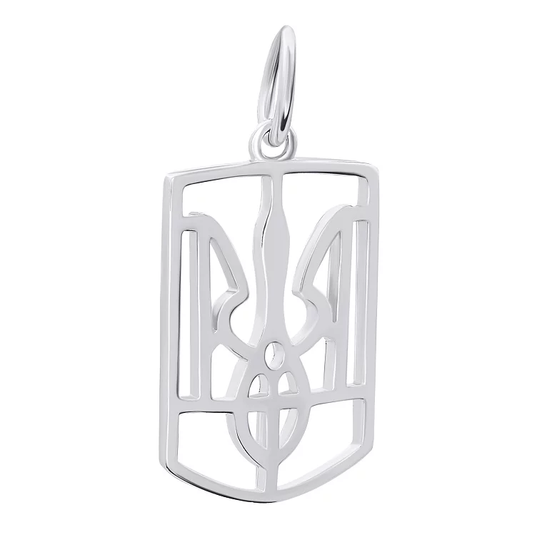 Серебряная подвеска "Тризуб-Герб Украины". Артикул 7503/П2/271: цена, отзывы, фото – купить в интернет-магазине AURUM